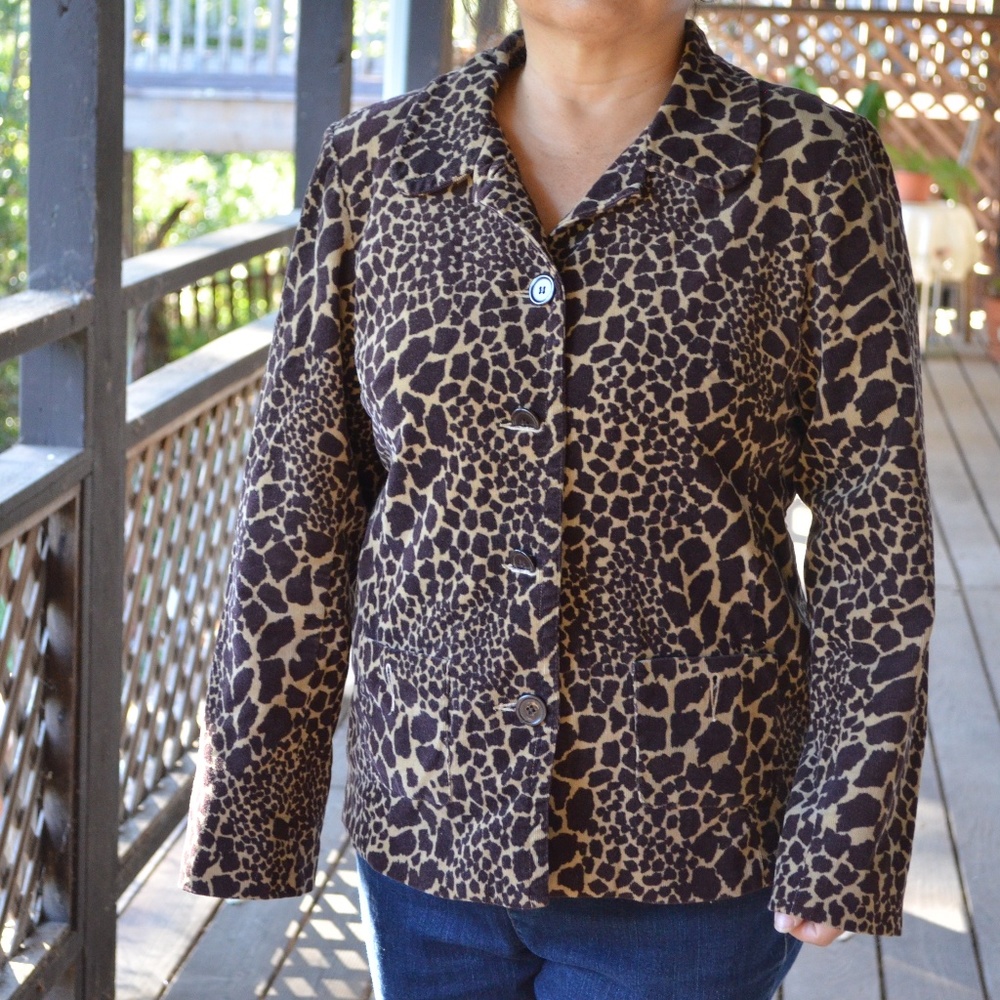 Women Corduroy Size M Cotton Jacket